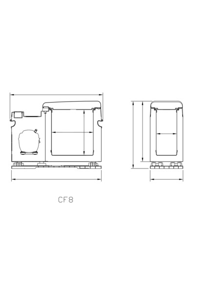 Lada frigorifica CabCooler 8l cu compresor - 12/24V T5/T6/Fiat [3]