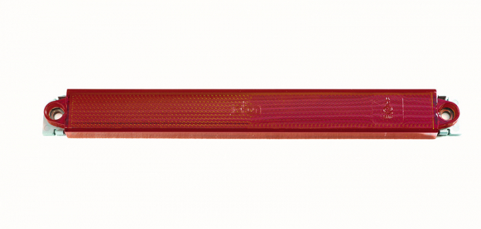 Far de ceață LED roșu / crom 9-32V, 2.2W W IP67, cablu 500mm [1]