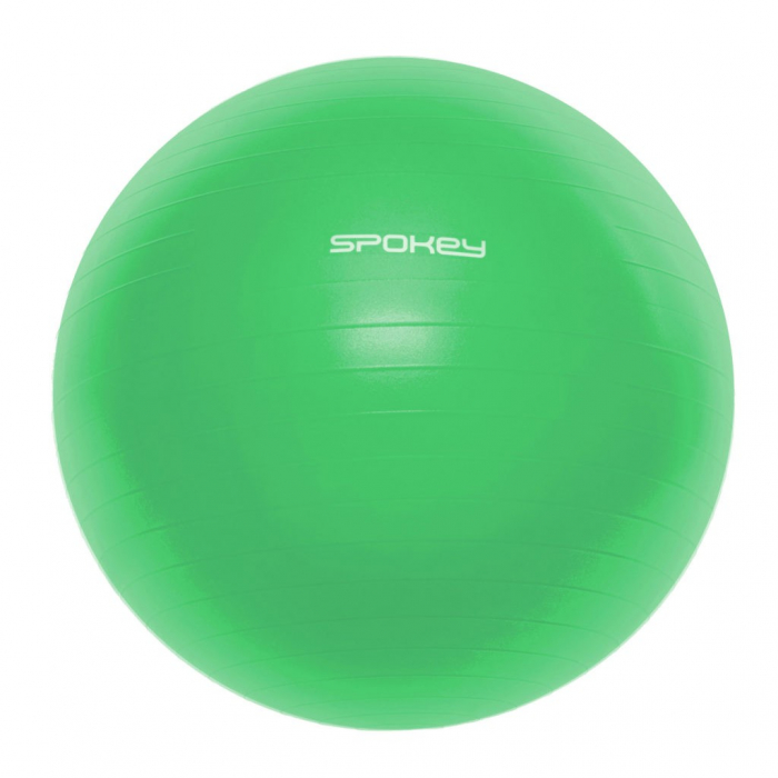 Minge fitness Spokey Fitball III, 65 cm, verde, cu pompa inclusa [2]