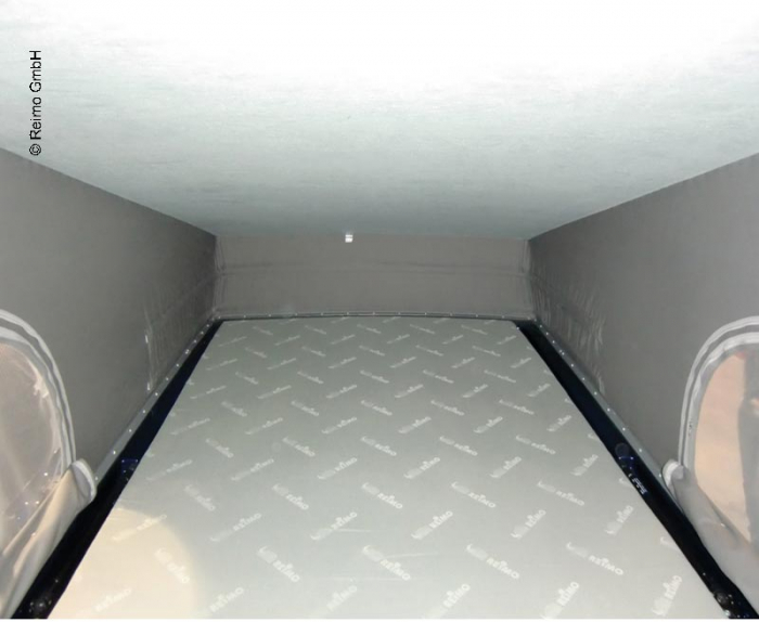 Pat de dormit de acoperiș Easy Fit VW T6/T5 KR ultraplat, față, gri [1]
