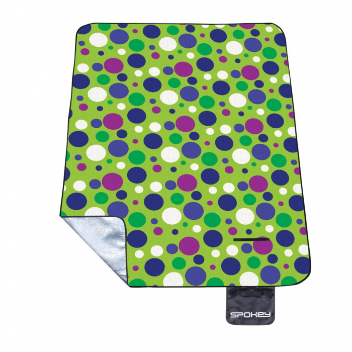 Patura camping / picnic 180 x 210 cm impermeabila, captusita cu aluminiu Spokey Picnic Circle [6]