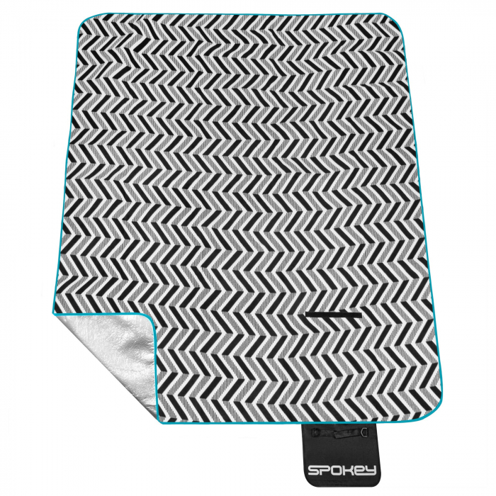 Patura camping / picnic Spokey Zigzag, impermeabila, 180 x 210 cm [8]