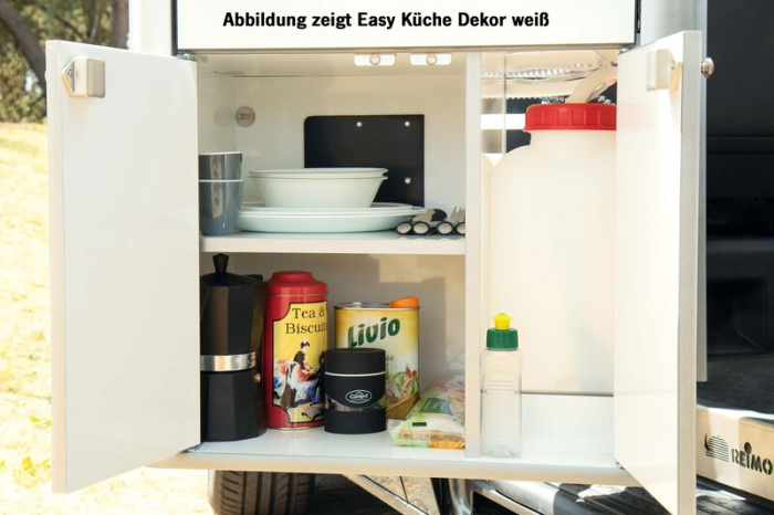 Piesa bucatarie Easy-Kitchen pentru VW T6/T5 & MB Vito - montaj pe stanga - negru mat [3]