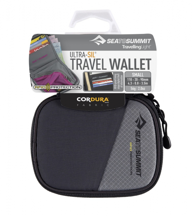 Portofel RFID Sea To Summit negru, 9 x 11 x 2 cm, 56 g [4]
