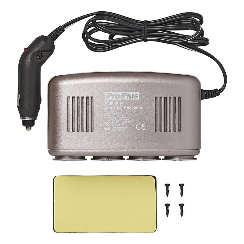 Priză cu 4 căi 12V incl. placa de montaj [4]