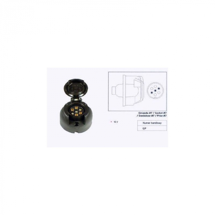 Priza Electrica Remorca 12V / 7 Pini [3]