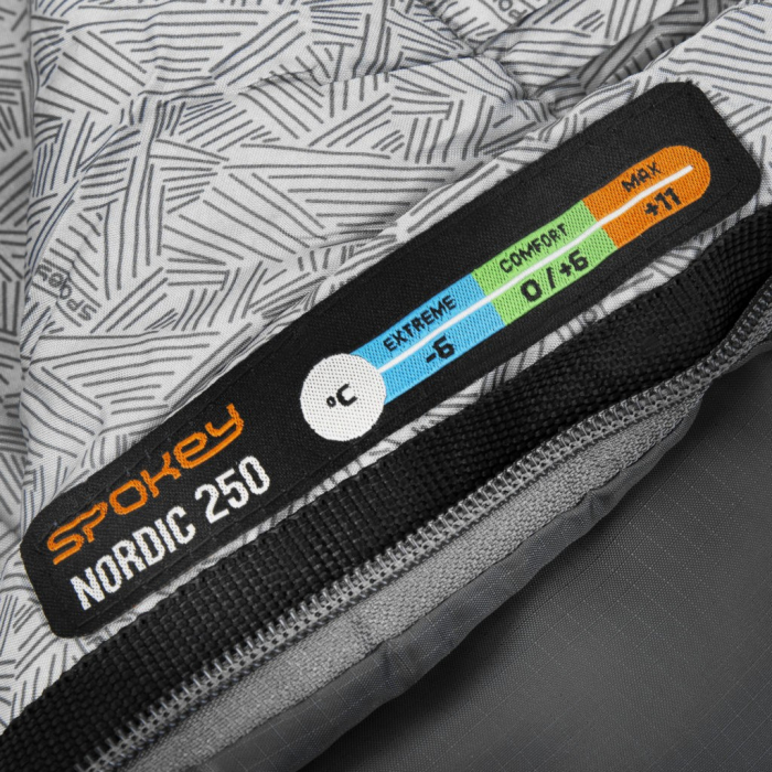 Sac de dormit 3 sezoane Spokey Nordic 250, negru [4]