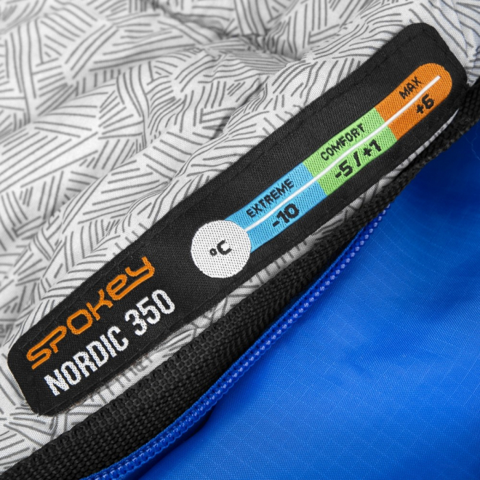 Sac de dormit 3 sezoane Spokey Nordic 350, albastru [3]