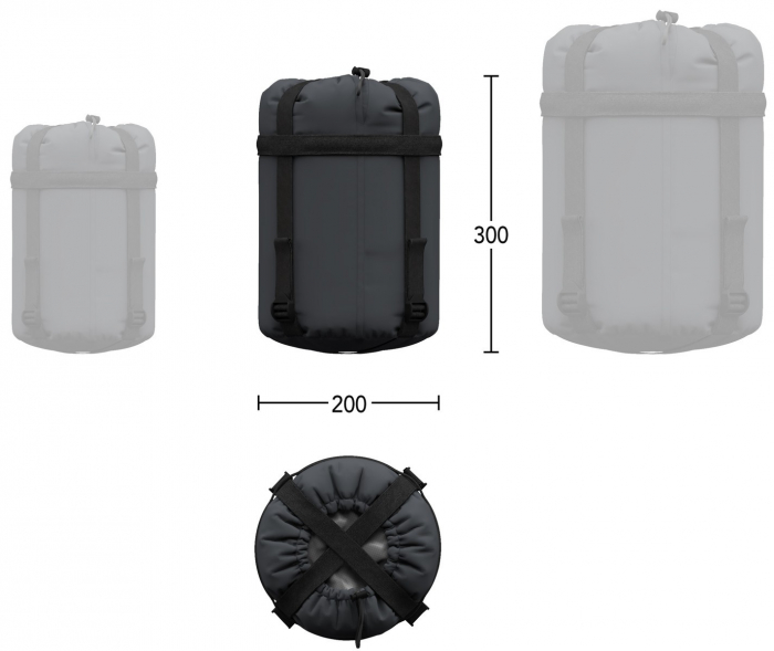 Sac de dormit Hannah Sherpa 160 MT-P, extrem -16 °C, fermoar dreapta [3]