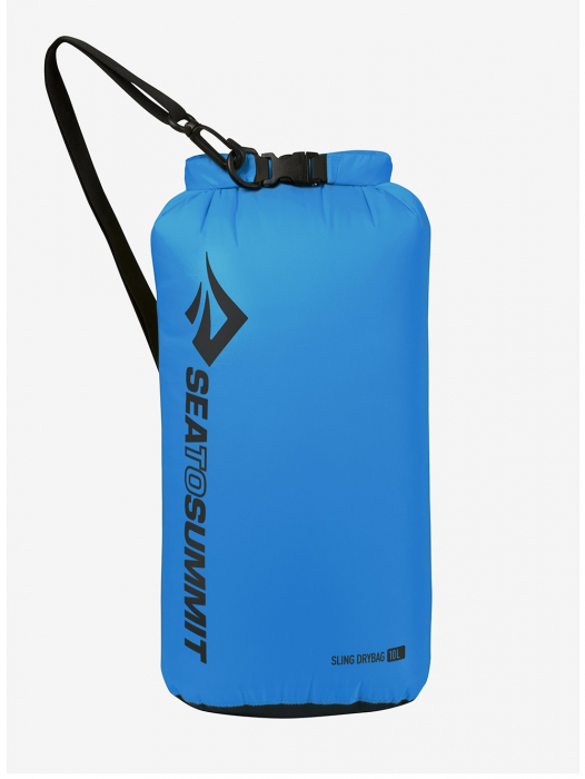 Sac impermeabil 10 litri Sea To Summit Sling Dry Bag albastru [2]