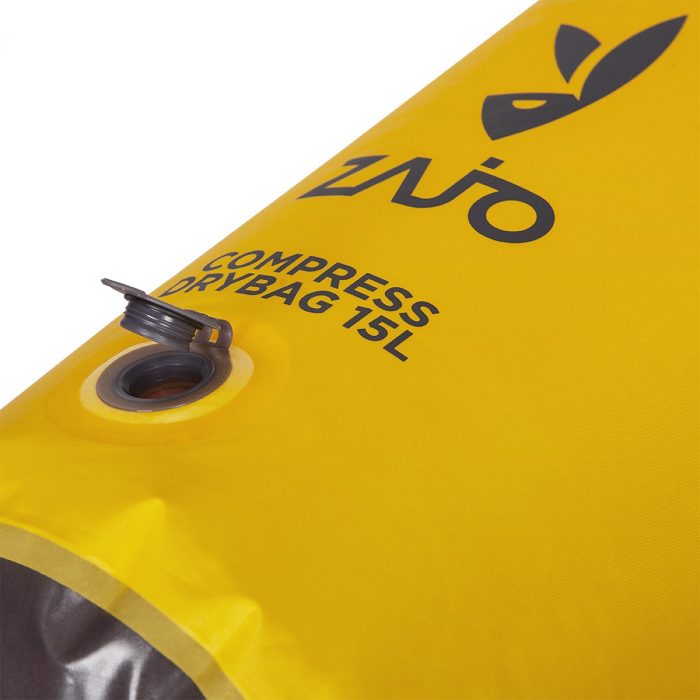 Sac impermeabil Zajo Compress Drybag 15 litri Culoare Galben [11]