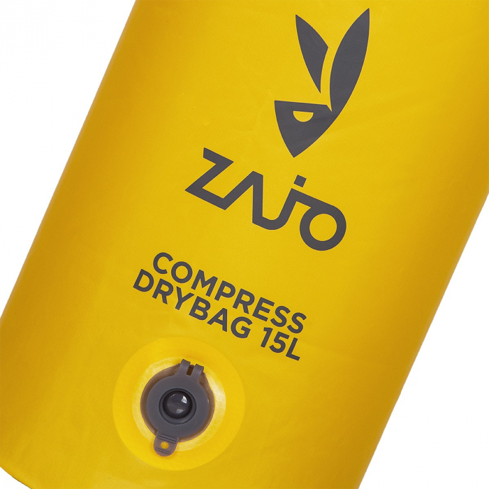 Sac impermeabil Zajo Compress Drybag 15 litri Culoare Galben [13]