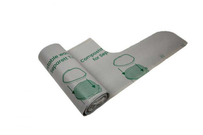 Saci de deșeuri compostabile de amidon de porumb - 14,5 L [2]
