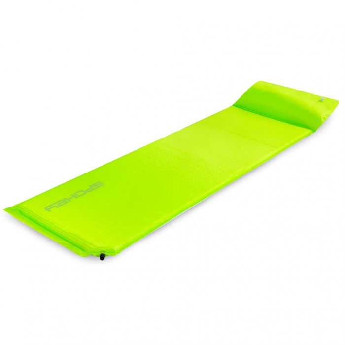 Saltea autogonflabila cu perna 186 x 50 x 2.5 cm Spokey Savory Pillow, verde [5]