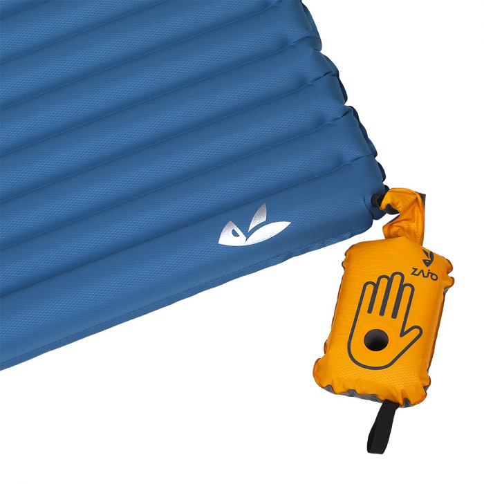 Saltea gonflabila camping Zajo Air 8.0 Matt Regular, 183 x 52 cm x 8 cm Culoare Albastru [6]