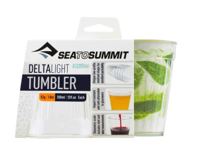 Set 2 pahare camping 350 ml, gradate, Sea To Summit DeltaLight Mug [3]