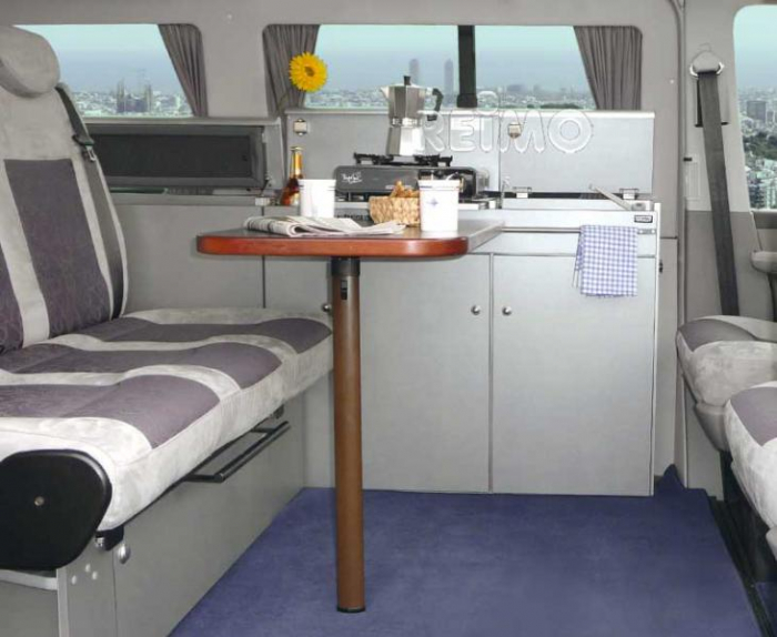 Sistem de masă pentru VW T6/5/4 Weekender și CityVan. Ardezie de décor [2]