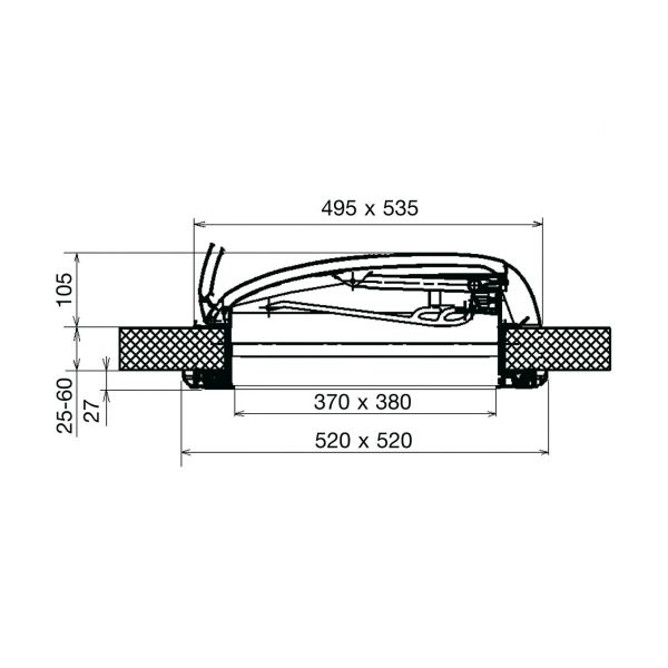 Skylight Mini Heki Style 43mm
 [2]