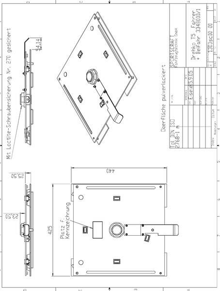 Suport pivotant, bază plată pentru VW T5 și T6, partea pasagerului [2]