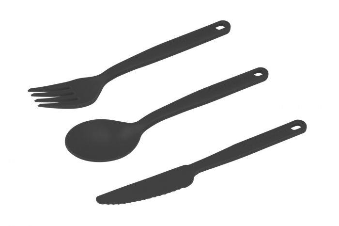 Tacamuri camping - drumetie Sea To Summit Charcoal - set 3 bucati cu carabina, charcoal [3]