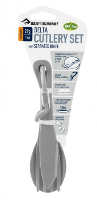 Tacamuri camping - set 3 bucati Sea To Summit, BPA free, gri [2]