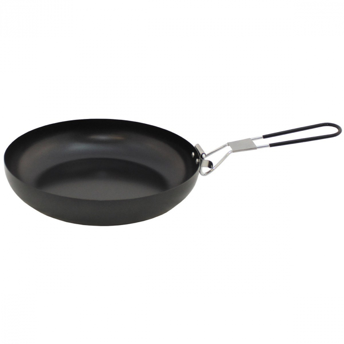 Tigaie din otel non-aderent cu maner pliabil, 24 x 5 cm, 460 g Fox Outdoor [3]