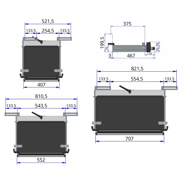 Treapta G2 12V VW Crafter, 550mm [2]