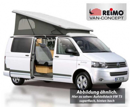 Acoperiș de dormit EasyFit VW T5 / T6 / T6.1 KR - Cu cataramă pentru centură