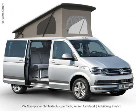 Acoperiș de dormit EasyFit VW T5 / T6 / T6.1 LR - căptușeală climatică și cataramă pentru centură