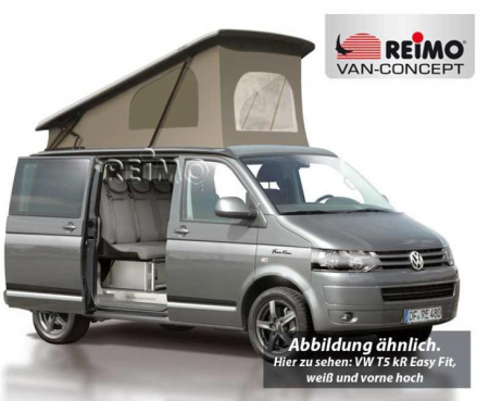 Acoperiș de dormit EasyFit VW T5 / T6 / T6.1 LR - înalt în față cu blocare de siguranță