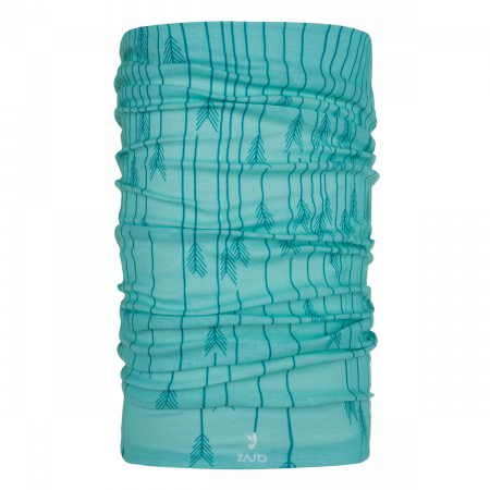 Camping - Bandana Zajo Unitube aruba blue darts, unisex, cu tratament antibacterian