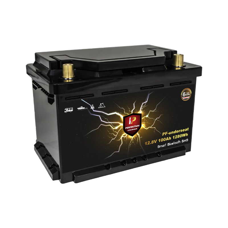https://www.rolimag.ro/baterie-cu-litiu-perfektium-seria-pf-lifepo4-12-8v-100ah-ln3-smart-bms-cu-baterie-bluetooth-sub-scaun-pentru-autocaravana.html?preview=1#prod-gallery-1 [5]