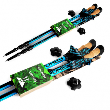 Bete trekking telescopice Spokey Creek, 3 segmente, 105-135 cm [1]