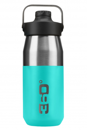 Bidon - termos inox 550 ml wide mouth, cu capac magnetic, turqoise [1]
