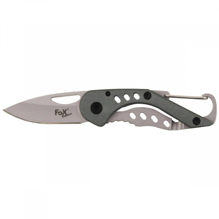 Briceag Fox Outdoor Jack knife piccolo one handed, cu carabina [1]