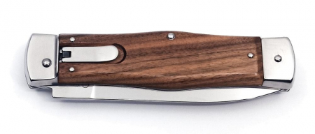 Briceag Mikov Hammer Predator inoxidabil, maner lemn, teaca piele [3]