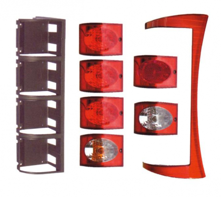 Stop-ochi de pisica-gabarit - Cadru decorativ 4 module pentru sistemul de iluminare spate Jokon
