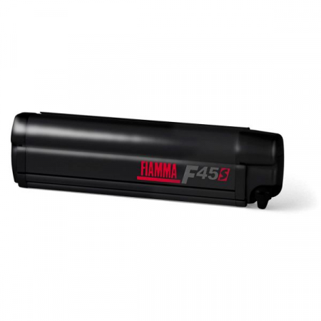 Constructie camper - Copertina Fiammastore F45, carcasa neagra, panza cenusiu regal, 423 cm
