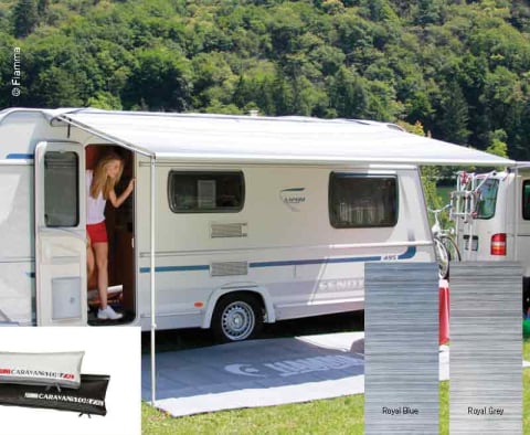 Copertina in saculet - Copertină rulotă Caravanstore XL - extensie 250 cm X 410cm lunime