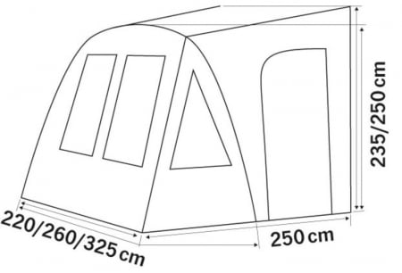 Cort rulota gonflabil ONE BEAM AIR  325cm [5]