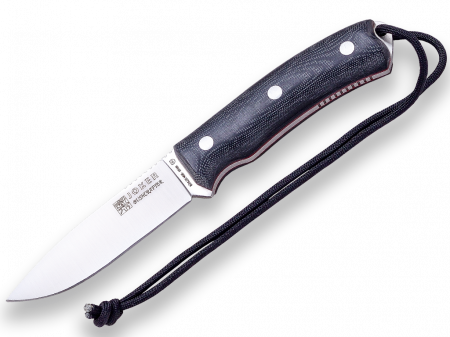 Cutit Joker Bushcrafter cu teaca piele, lama otel inox 10.5 cm, maner micarta [1]