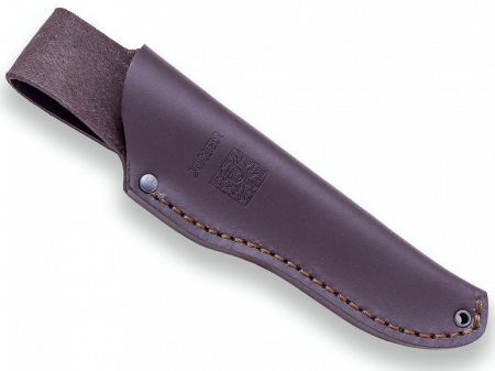 Cutit Joker Flecha cu teaca piele, lama 12.5 cm otel inox, maner corn cerb [2]