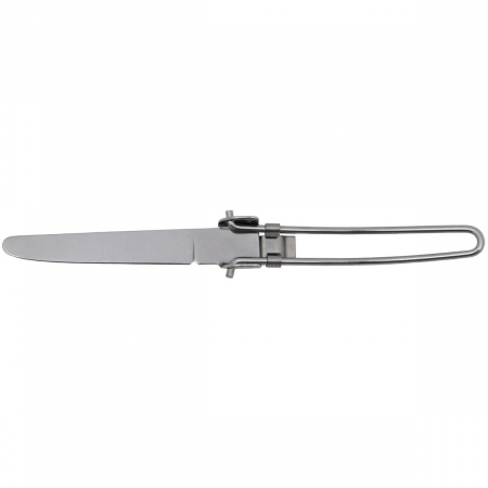 Vesela si tacamuri - Cutit pliabil camping, inoxidabil, 16,5 cm, 20 g Fox Outdoor