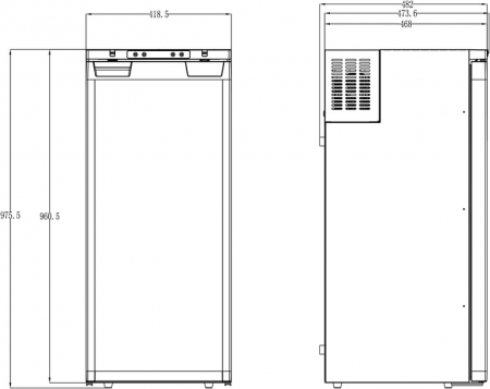 Frigider incorporabil cu compresor LR90L [1]