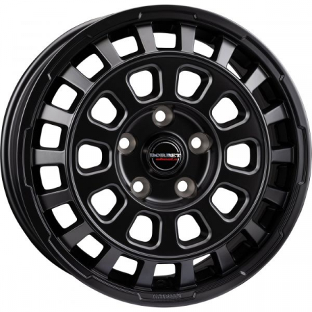 Sasiu-nivelator-picior sprijin-roata - Jantă din aluminiu Korbet, 7,5x18", negru mat, pentru Fiat Ducato X250/X290