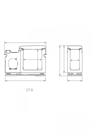 Lada frigorifica CabCooler 8l cu compresor - 12/24V T5/T6/Fiat [2]
