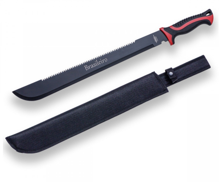Macete - Maceta Joker Brasileiro, lama inoxidabila 46 cm, cu dinti ferastrau si husa