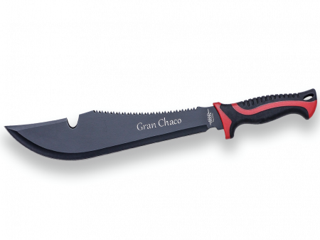 Maceta Joker Gran Chaco, lama inoxidabila 33 cm, cu dinti ferastrau si husa [1]