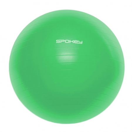 Minge fitness Spokey Fitball III, 65 cm, verde, cu pompa inclusa [1]