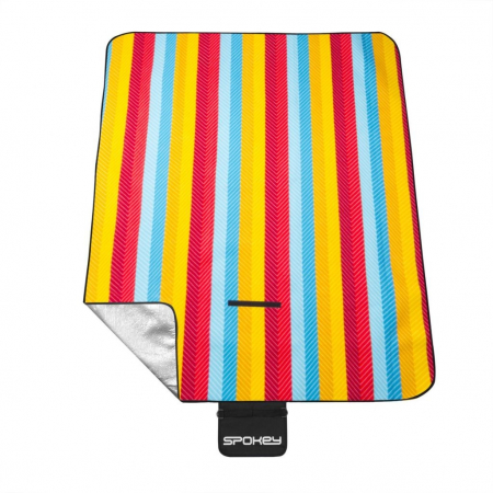 Paturi - Patura camping / picnic 130 x 150 cm captusita cu aluminiu Spokey Picnic Grain
